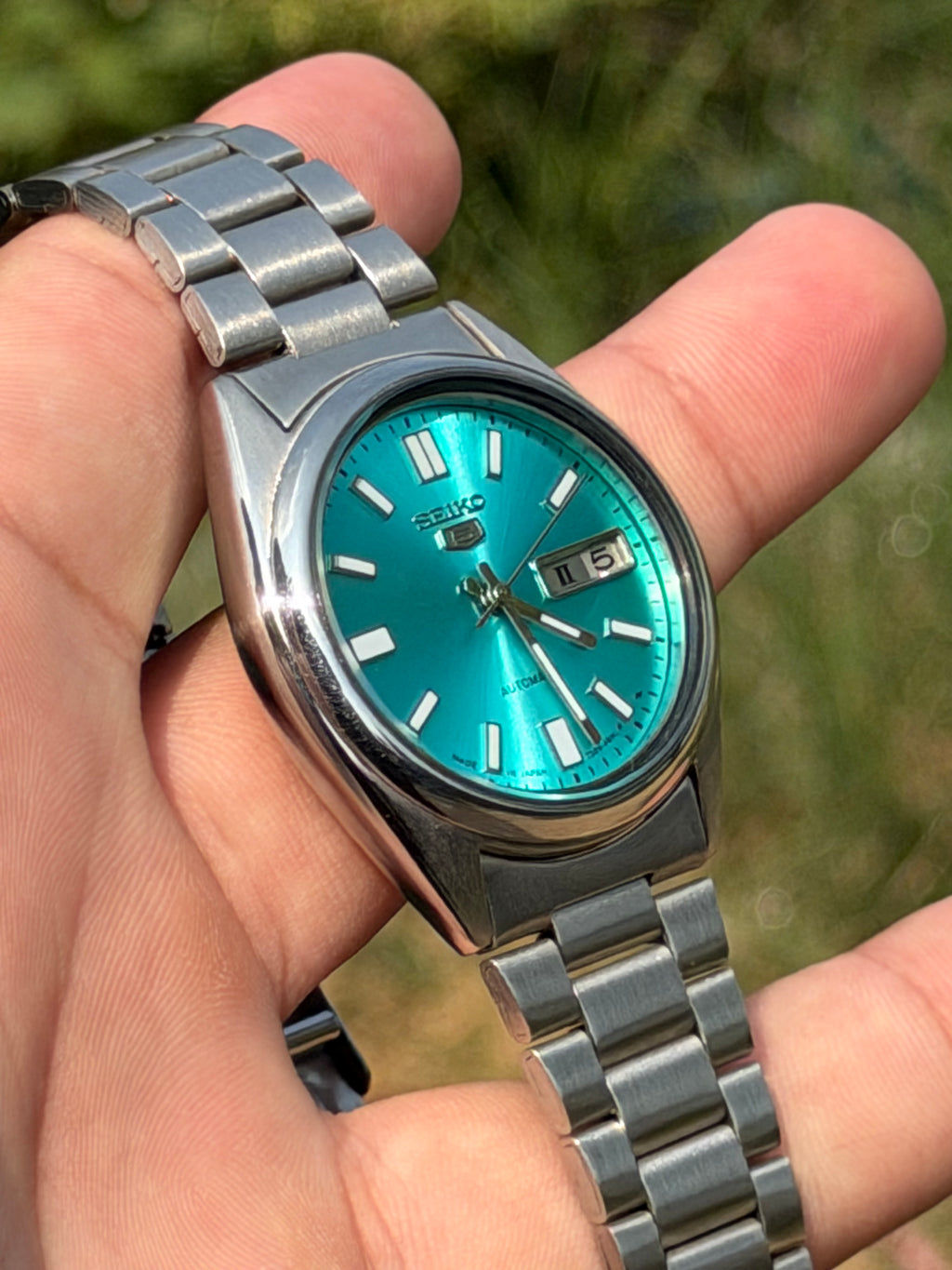 Vintage Seiko 5 Automatic Tiffany Blue Dial | Original Movement | 38mm