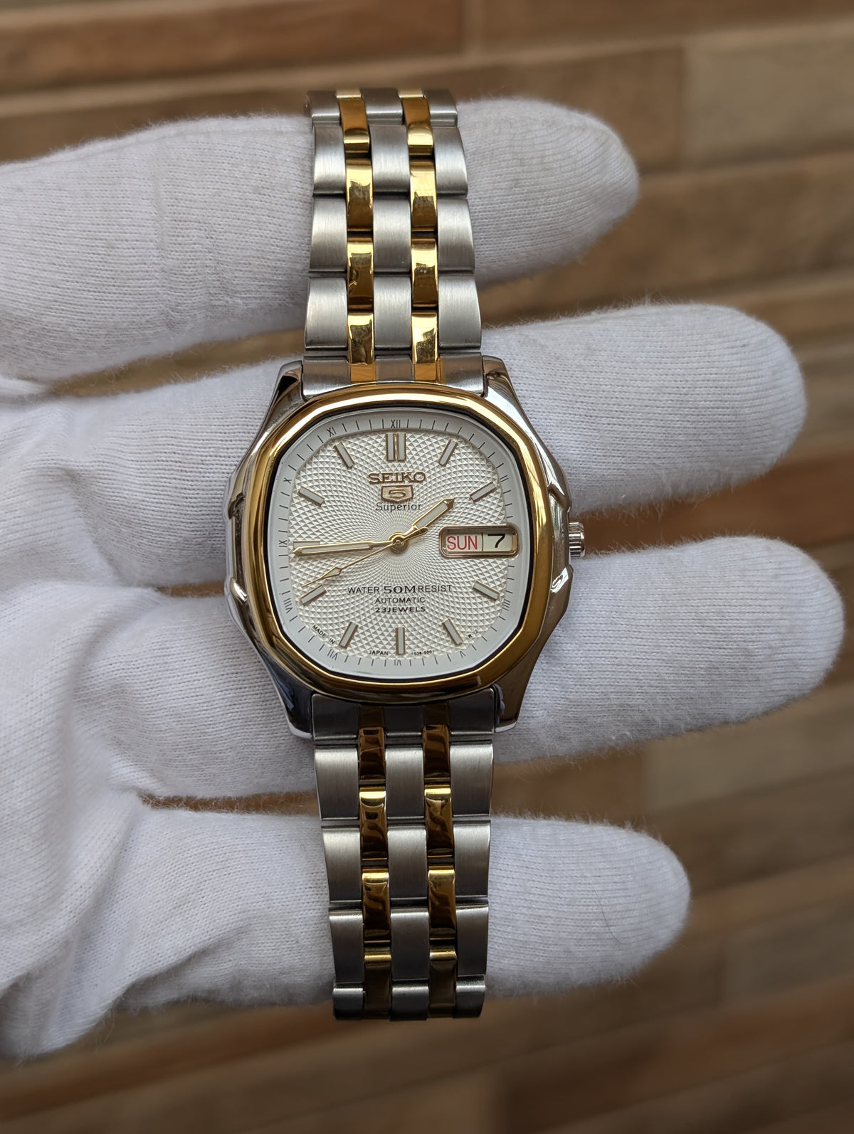 Seiko Superior Automatic Day-Date - Two Tone | Original Japanese Movement | Premium Aftermarket Build