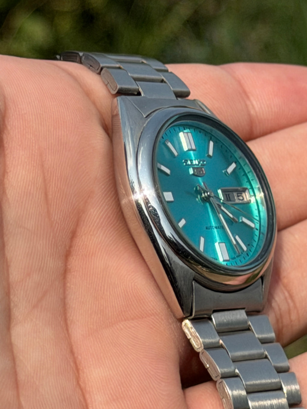 Vintage Seiko 5 Automatic Tiffany Blue Dial | Original Movement | 38mm