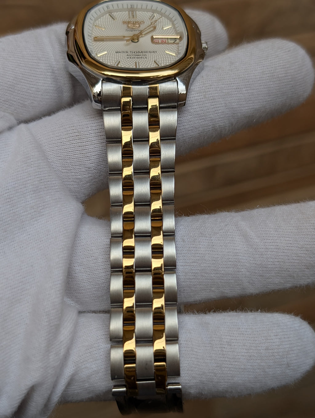 Seiko Superior Automatic Day-Date - Two Tone | Original Japanese Movement | Premium Aftermarket Build