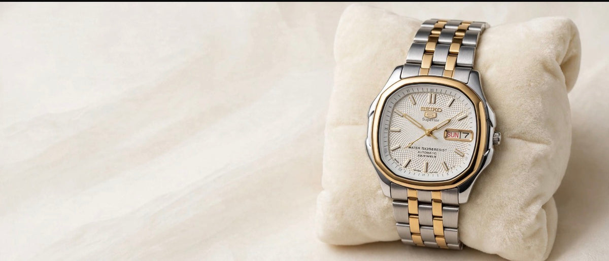Seiko Superior Automatic Day-Date - Two Tone | Original Japanese Movement | Premium Aftermarket Build