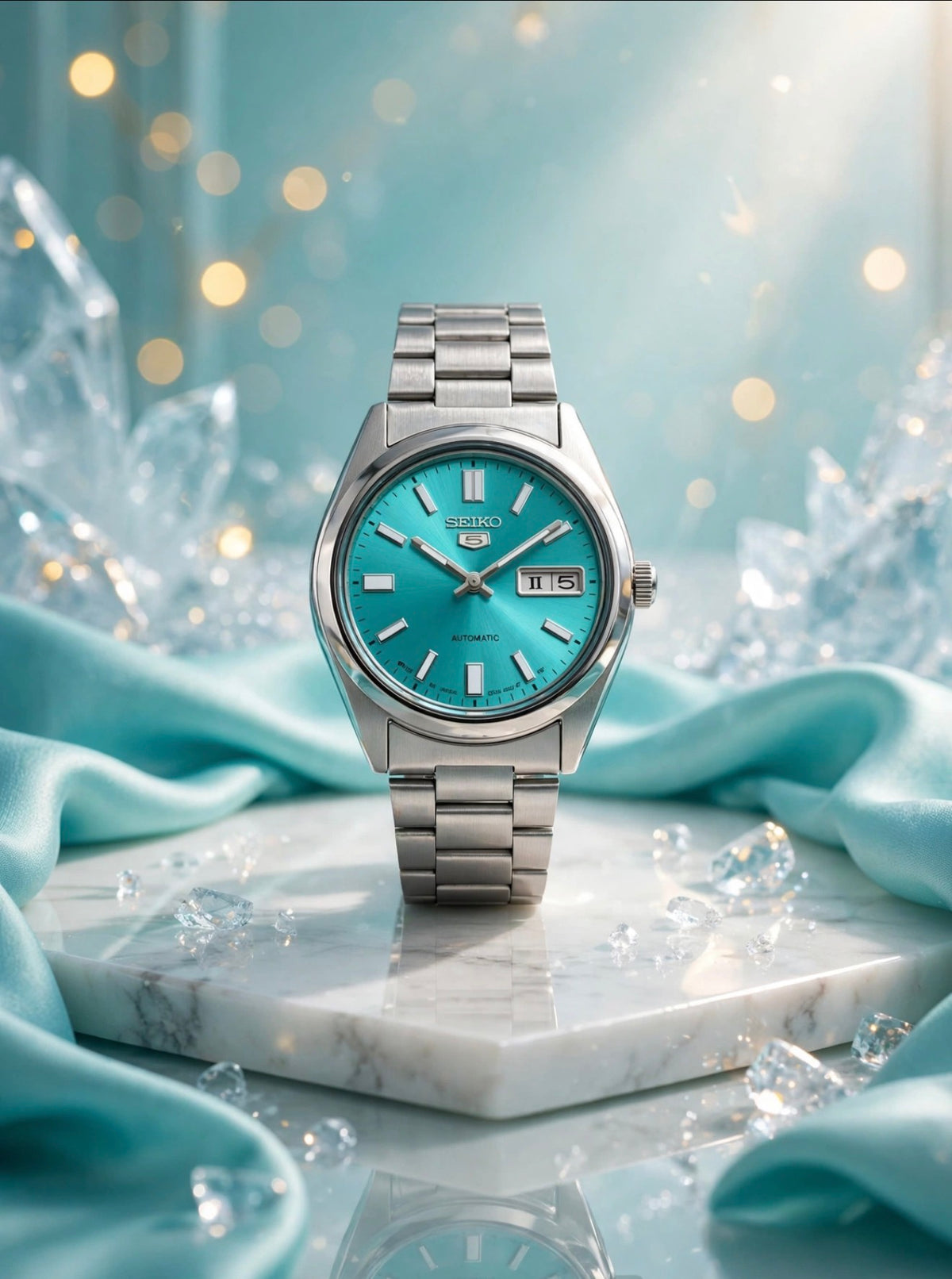 Vintage Seiko 5 Automatic Tiffany Blue Dial | Original Movement | 38mm