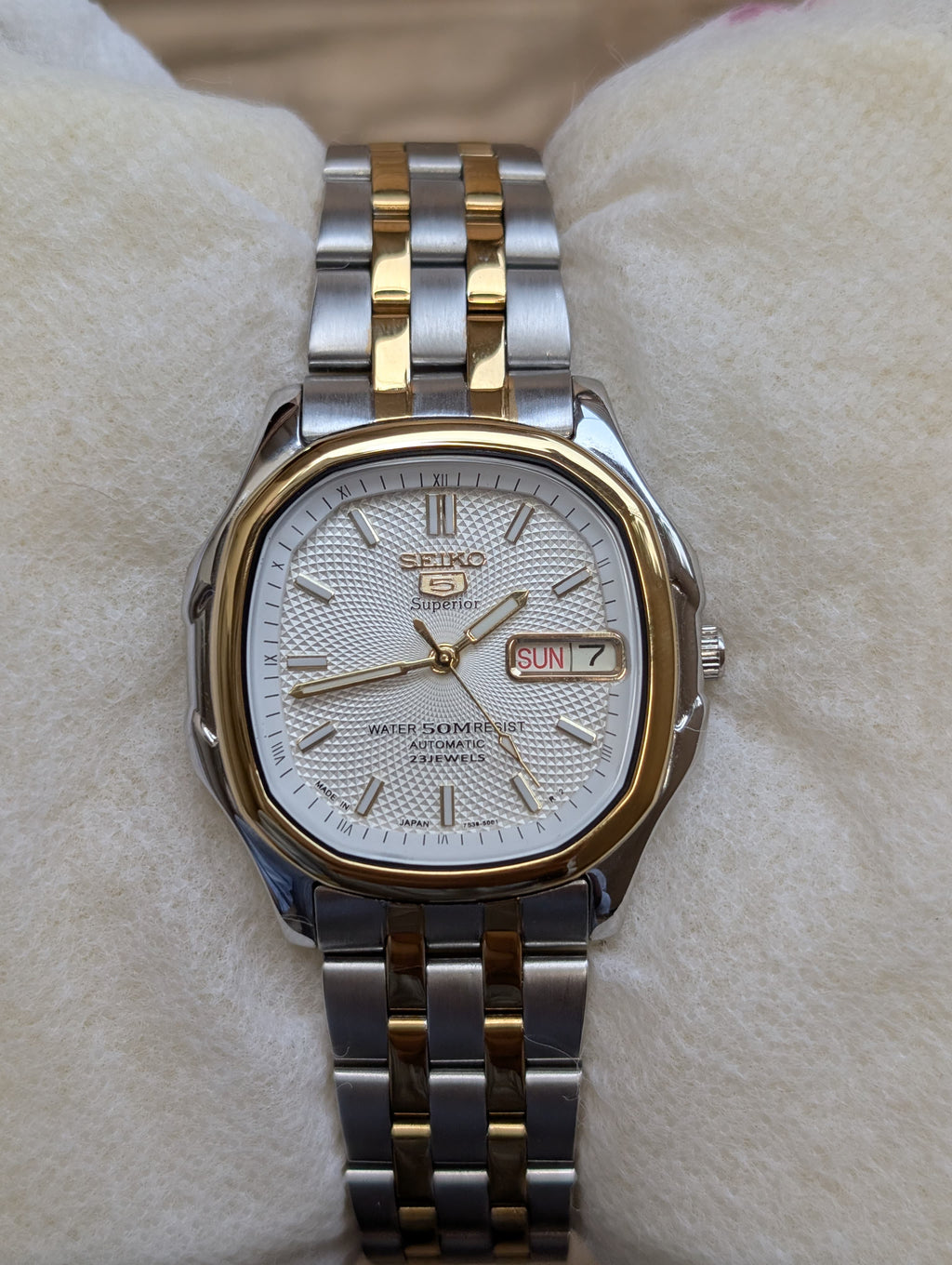 Seiko Superior Automatic Day-Date - Two Tone | Original Japanese Movement | Premium Aftermarket Build