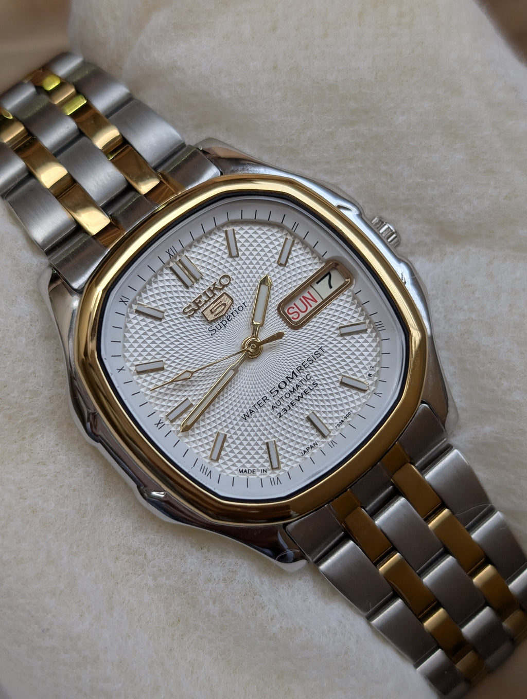 Seiko Superior Automatic Day-Date - Two Tone | Original Japanese Movement | Premium Aftermarket Build