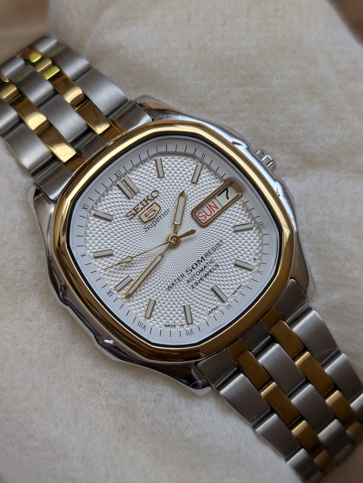 Seiko Superior Automatic Day-Date - Two Tone | Original Japanese Movement | Premium Aftermarket Build