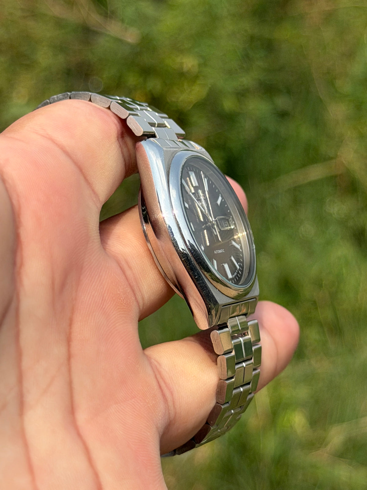 Vintage Seiko 5 Automatic Brown Sunburst Dial Watch | Original Seiko Movement | Refurbished