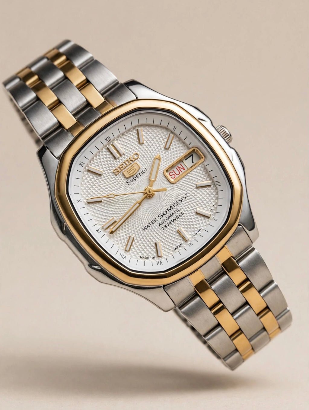 Seiko Superior Automatic Day-Date - Two Tone | Original Japanese Movement | Premium Aftermarket Build